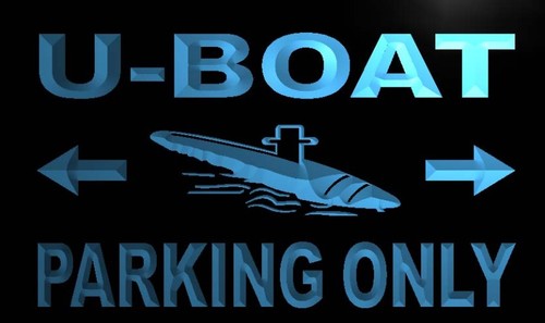 U-Boat Parking Only Neon Light Sign